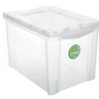 Caixa Organizadora Média Alta Cristal 30l 21201 Ordene Pt 1 Un