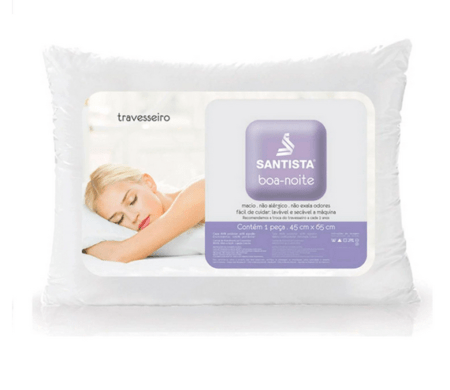 Travesseiro 50x70cm Boa Noite 60% Poliester