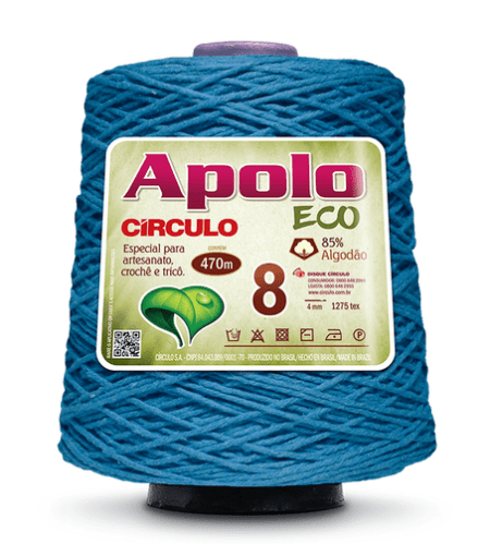 Linha Apolo Eco 8 600gr Turquesa