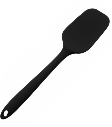 Espatula De Silicone Retangular 27cm Preto