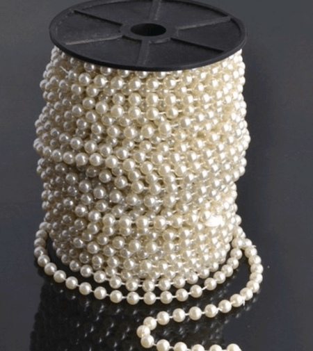 Cordão De Pérolas 6 Mm - 10 M - A31