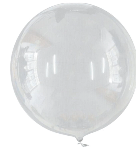 Balão Bubble Transparente Silicone 45cm