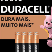 Pilha Alcalina Duracell Palito Aaa - Bt 8 Un