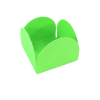 Forminha De Papel Para Doces 4 Pétalas Verde Limão - 50un