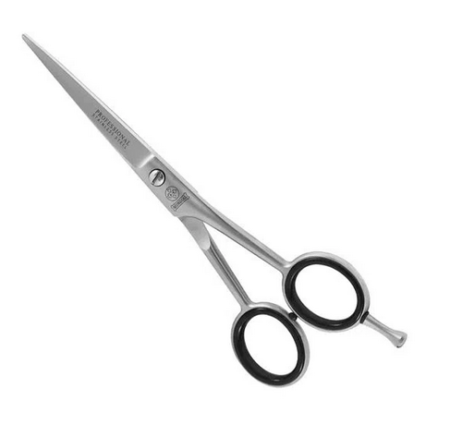 Tesoura Para Barbeiro Com Desc. Fio Navalha 15 Cm - Mundial