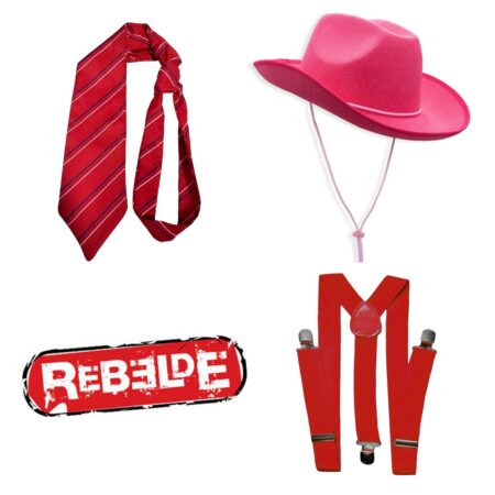 Suspensório Rbd Chapeu Rebeldes Chapeu Mia Lupita Roberta Anahi - Image 2